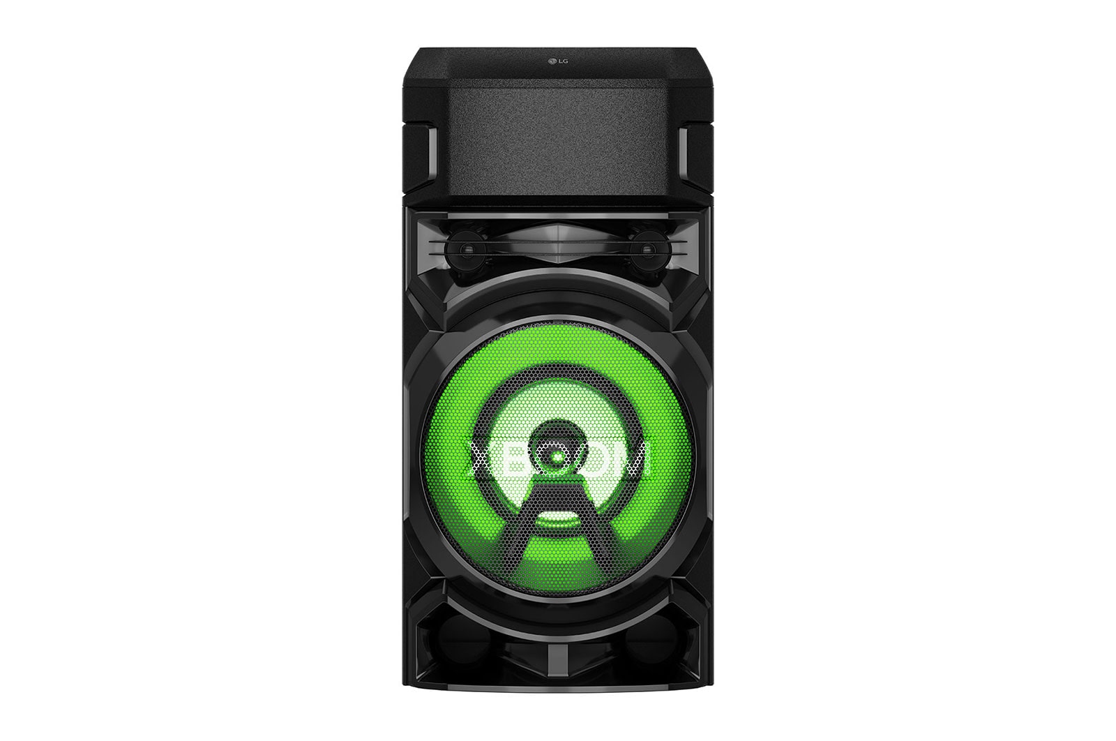 LG XBOOM Party Speaker: Powerful 8" Woofer, Dynamic Multi-Color Lighting, DJ & Karaoke Features, RN5