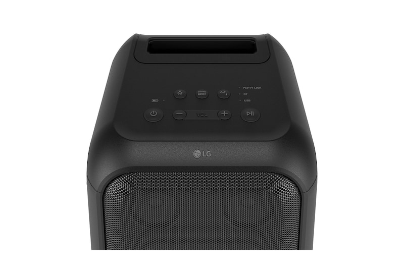 45-degree angle of back view. Showing handles.