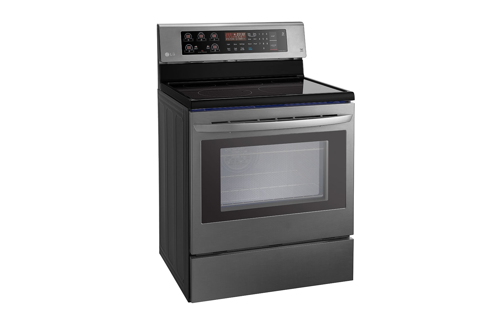 LG 8300W Electric Oven, EasyClean for easy cleaning and hygienic heat distribution, 6.3 cubic feet (178 liters), blue interior, safe touch, cooking and heating, ®baking + grill with thermal distribution, LRE3193BD