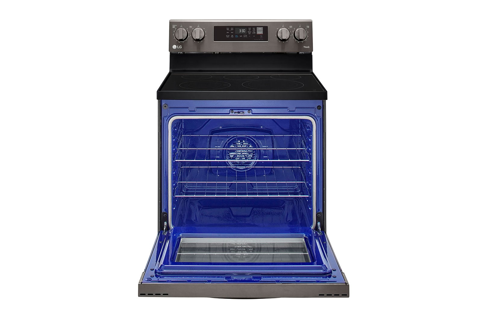 LG 6.3 cu.ft. Oven | Built-In AirFry | 5 Burner Cooktop | Smart Wi-Fi, LREL6323D