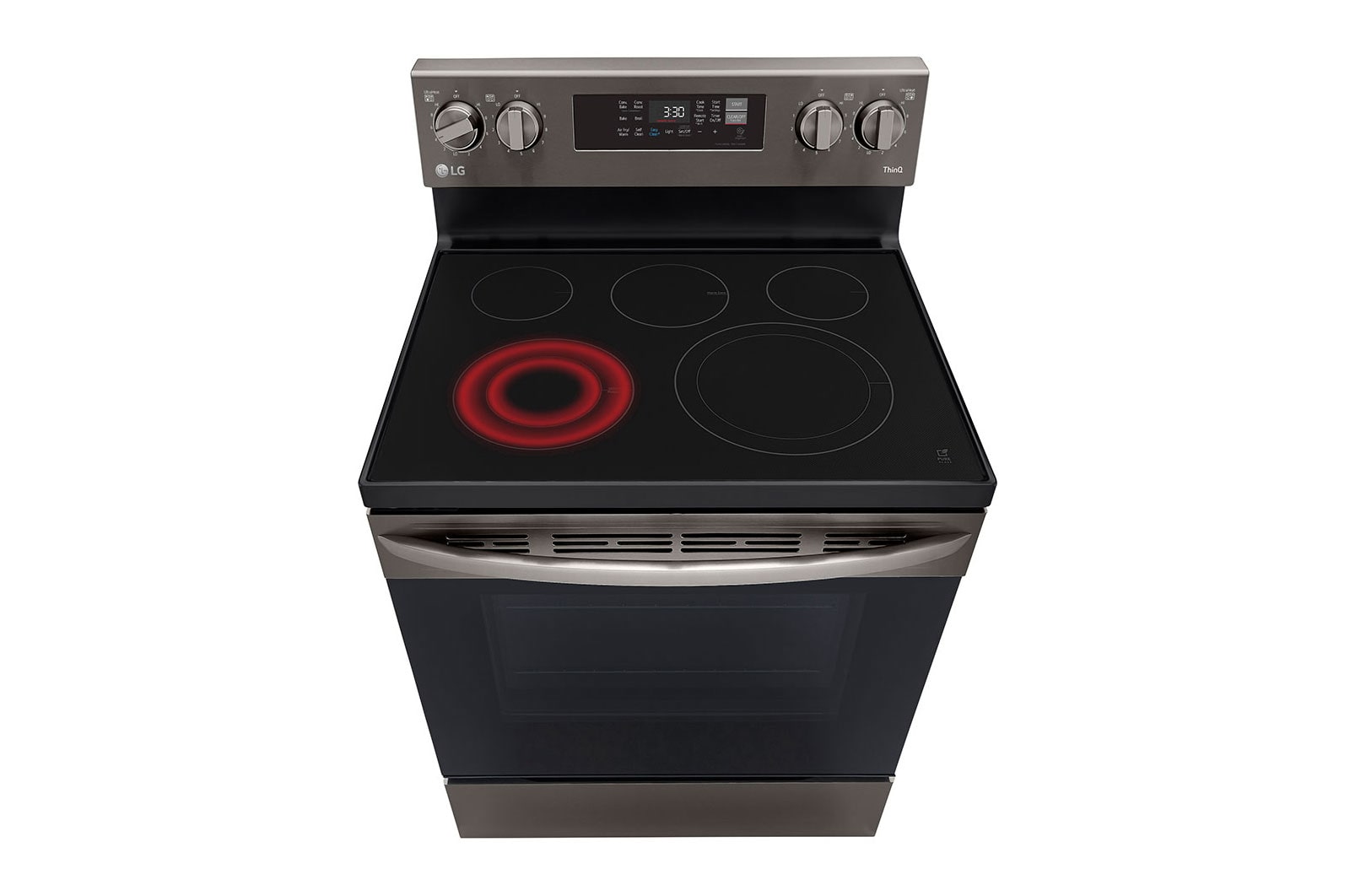 LG 6.3 cu.ft. Oven | Built-In AirFry | 5 Burner Cooktop | Smart Wi-Fi, LREL6323D