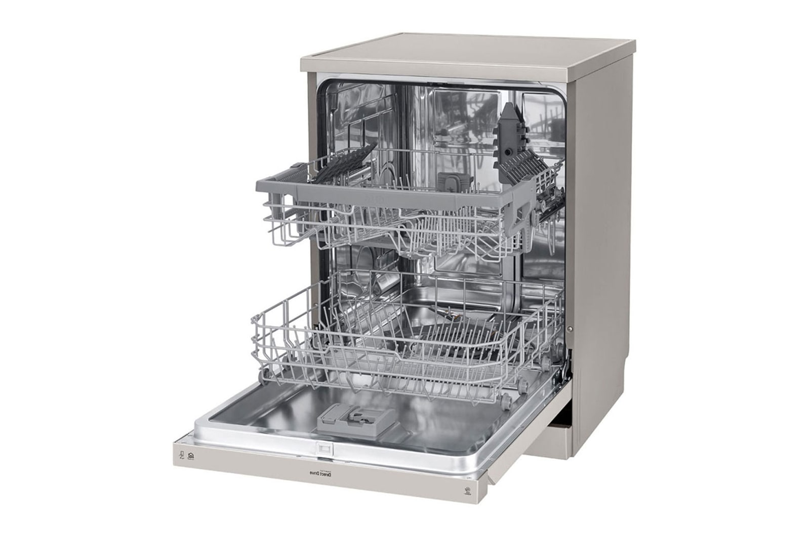 Left side open view with