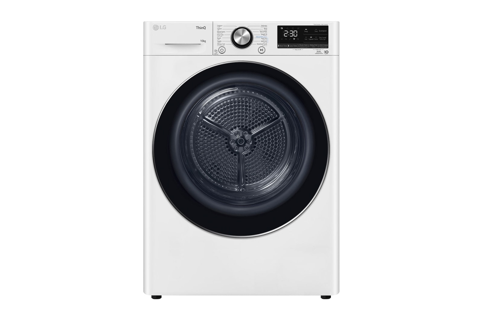 LG 10Kg DUAL Inverter Dryer | sensor dry | Allergy care | Drum care, RH10V9AV2W