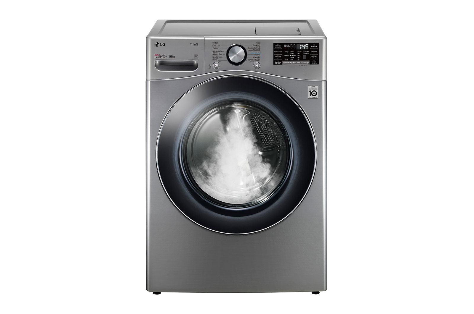 Front View with steam