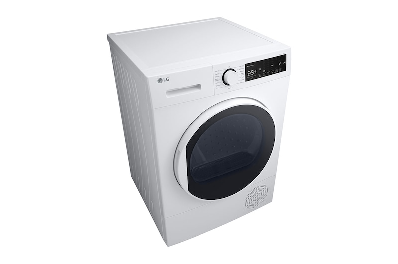 LG Heat Pump Dryer, 8kg Capacity, A++, White color, RH80T2AP6RM