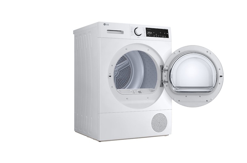 LG Heat Pump Dryer, 8kg Capacity, A++, White color, RH80T2AP6RM