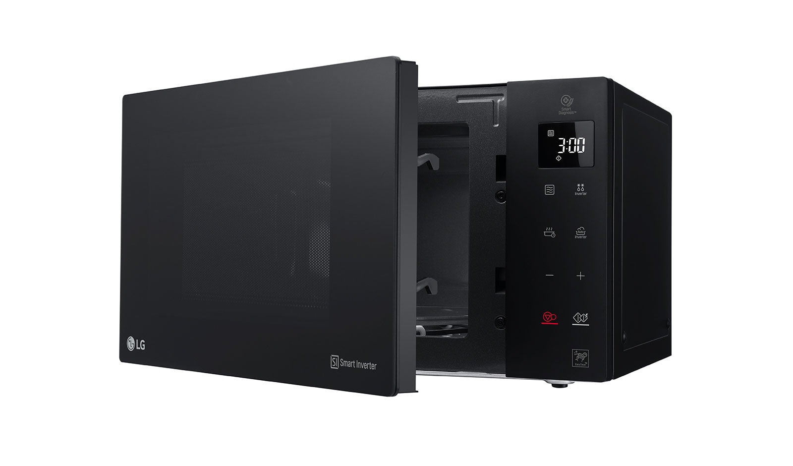 LG 25 Liter | NeoChef Microwave Oven | Black | Smart Diagnosis & Inverter, MS2535GIS