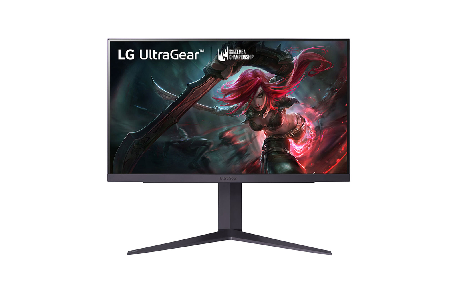 Front view of monitor