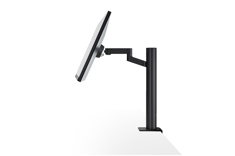 side view of the monitor tilted upwards