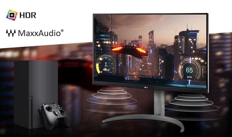 Immersive experience in 4K HDR console gaming.