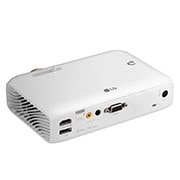 LG LED Projector with Built-In Battery HD RGB LED 550 Lumens 100000:1, PH510PG