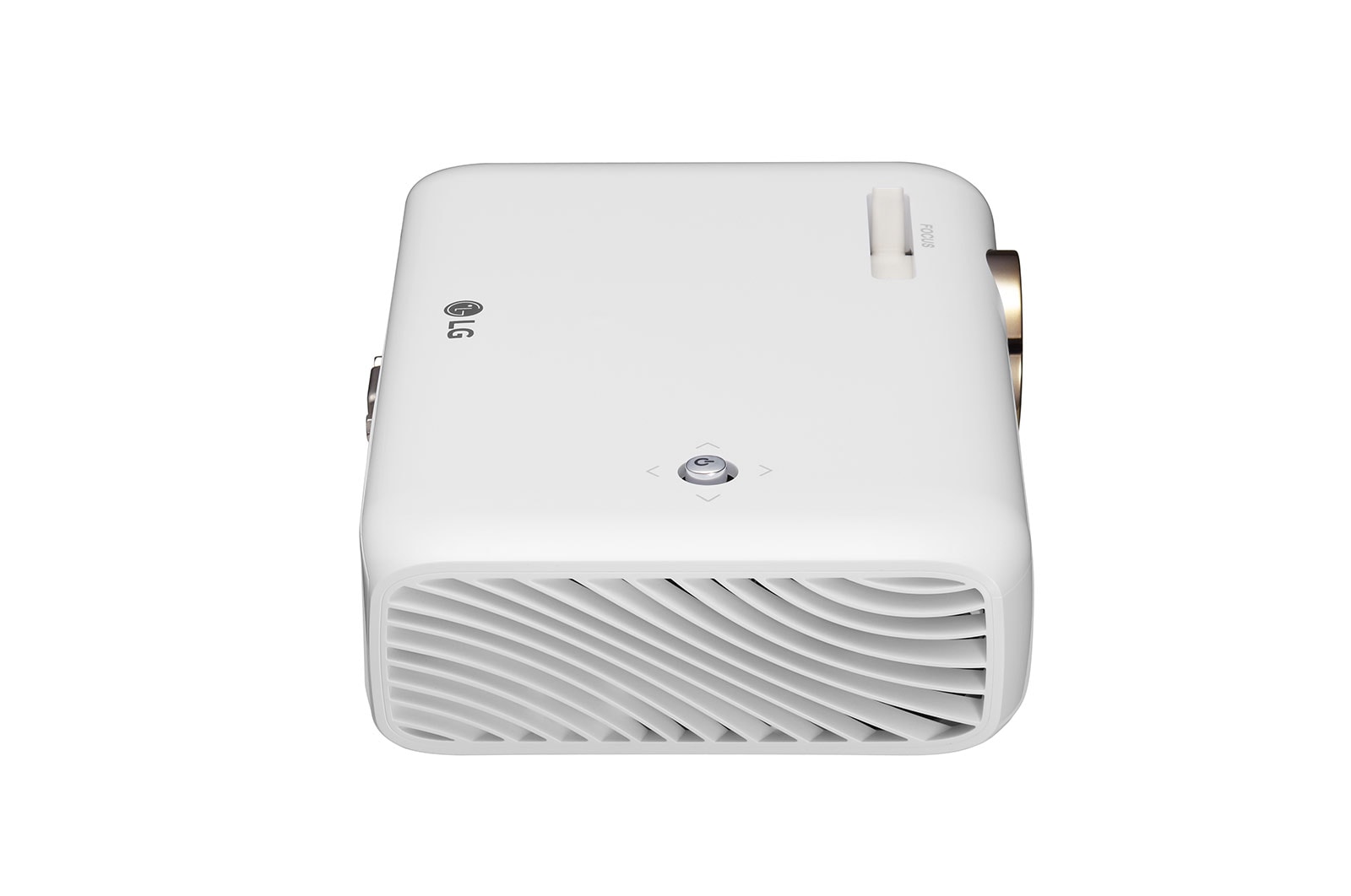 LG LED Projector with Built-In Battery HD RGB LED 550 Lumens 100000:1, PH510PG