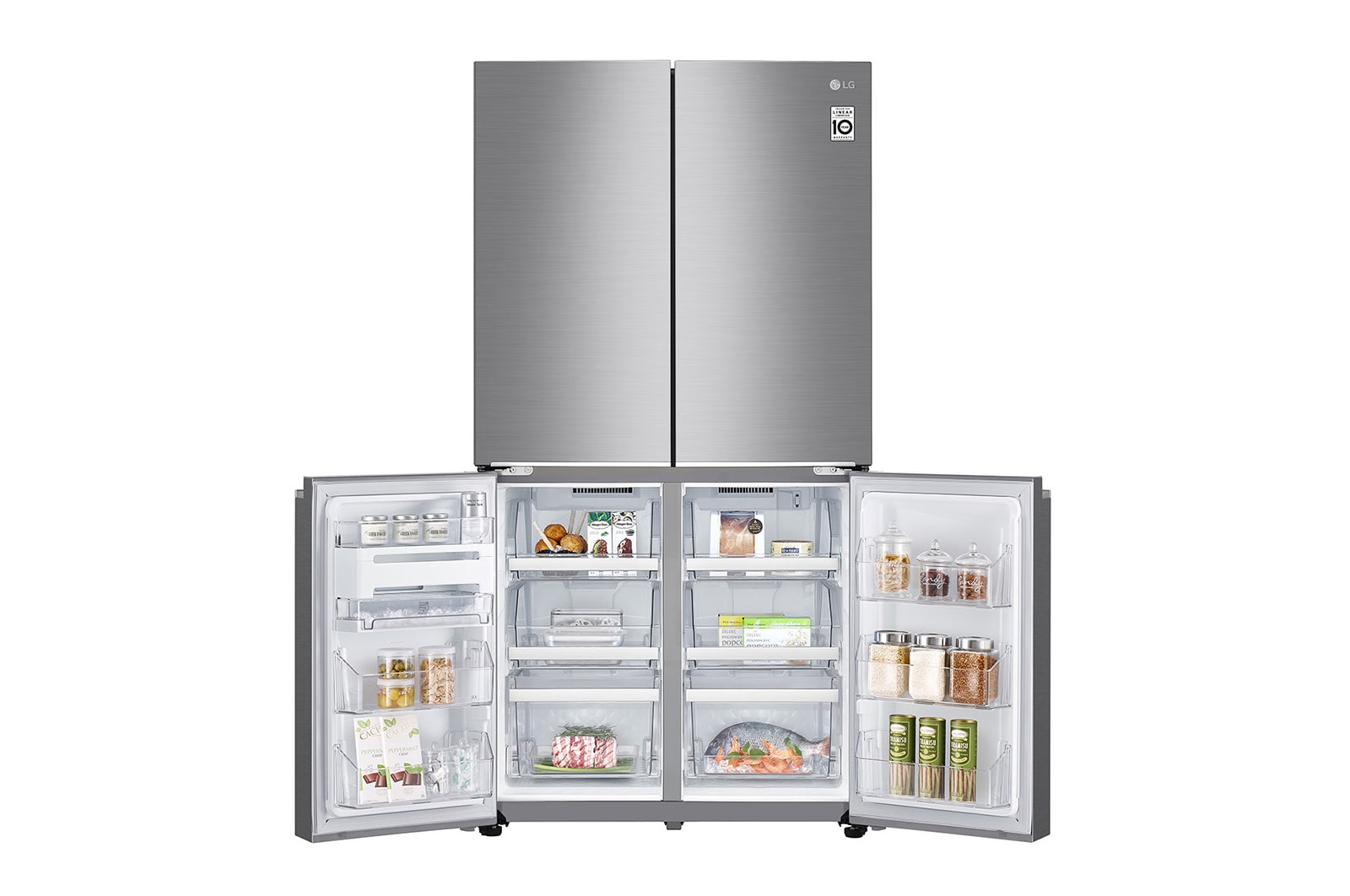 LG 26.7 cu.ft | Multi Door | Linear Cooling | Large Capacity , LM334BBSLN