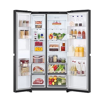 Front open view with content
