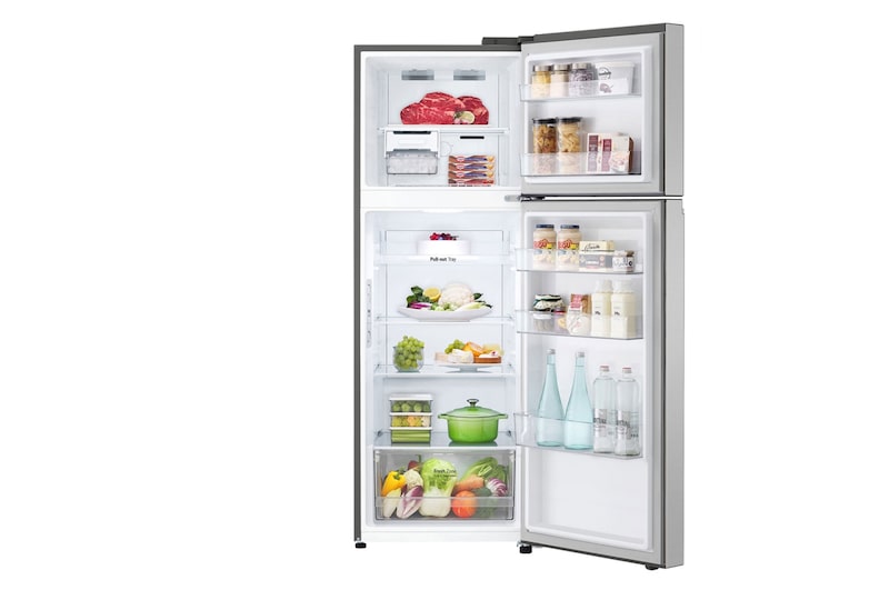 LG 11.8 Cu.Ft | Top Freezer | Smart Diagnosis | Inverter Compressor, LT13CBBSIV