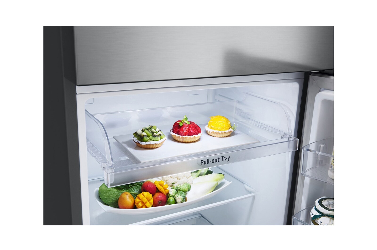 LG 11.8 Cu.Ft | Top Freezer | Smart Diagnosis | Inverter Compressor, LT13CBBSIV