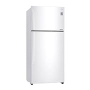 LG 16.9 Cu.Ft, , Top Freezer Refrigerator, White color, Multi Air Flow,Energy Saving Inverter Linear Compressor, LT18CBBWLN