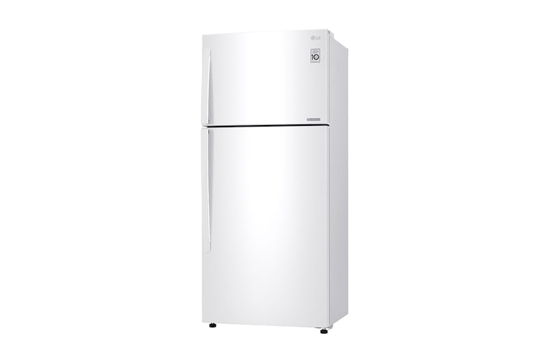 LG 16.9 Cu.Ft, , Top Freezer Refrigerator, White color, Multi Air Flow,Energy Saving Inverter Linear Compressor, LT18CBBWLN