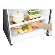 LG 18 Cu. Ft Top Freezer Refrigerator, LT19CBBSLN