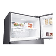 LG 18 Cu. Ft Top Freezer Refrigerator, LT19CBBSLN