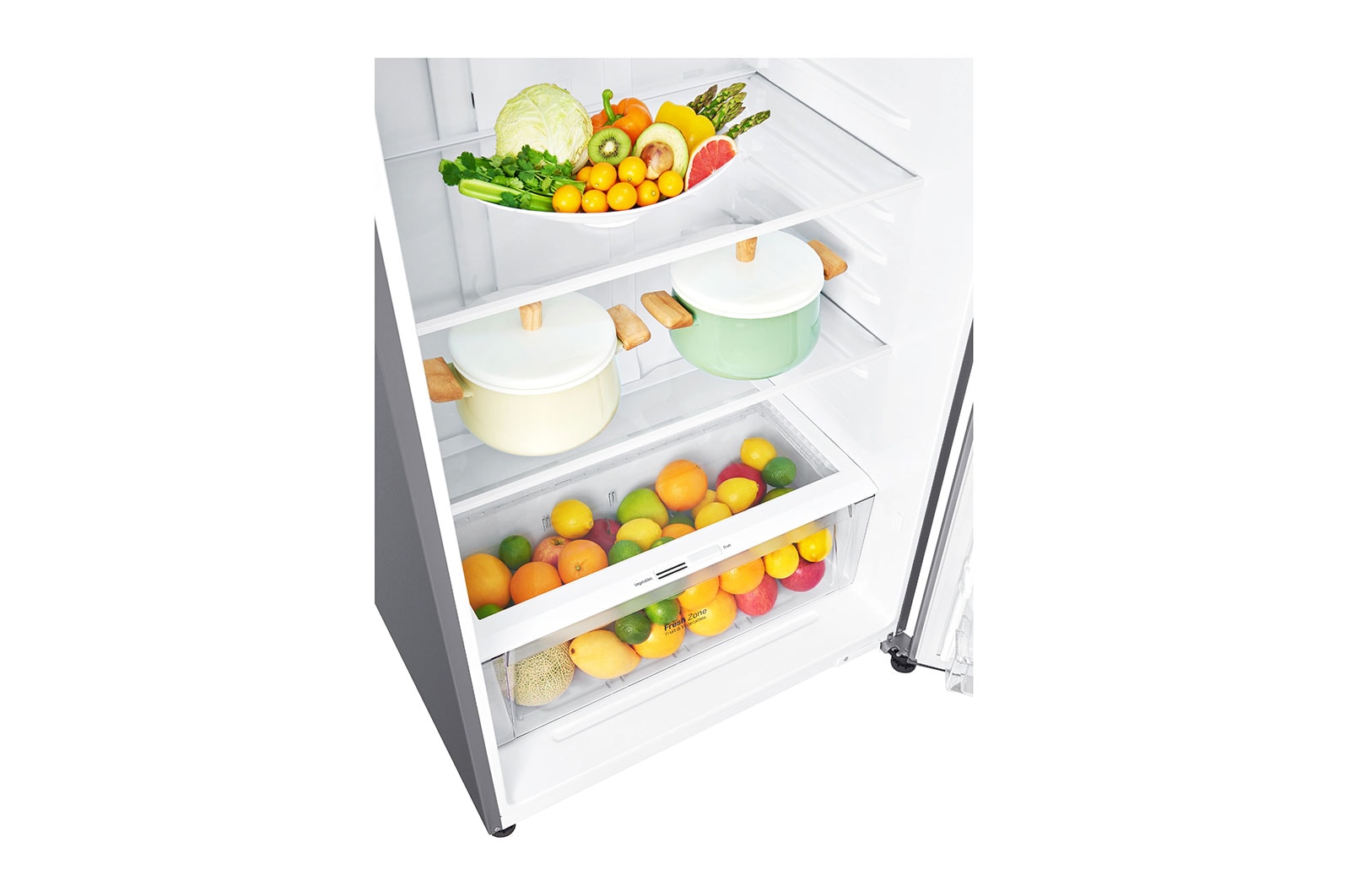 LG 18 Cu. Ft Top Freezer Refrigerator, LT19CBBSLN