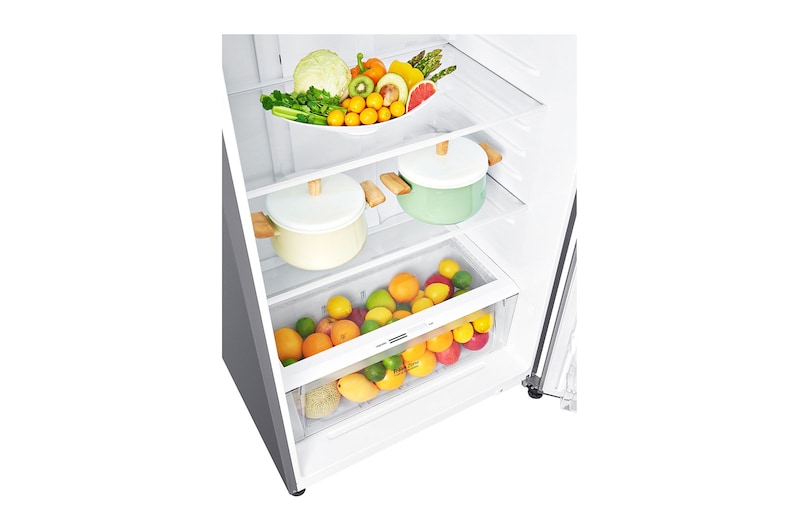 LG 18 Cu. Ft Top Freezer Refrigerator, LT19CBBSLN