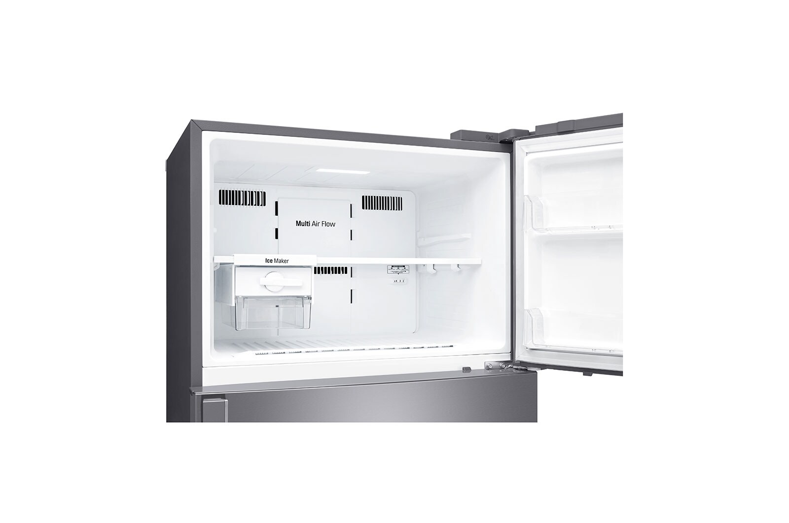 LG 18 Cu. Ft Top Freezer Refrigerator, LT19CBBSLN