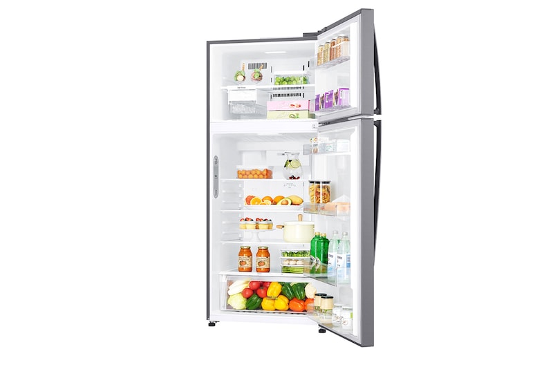 LG 18 Cu. Ft Top Freezer Refrigerator, LT19CBBSLN