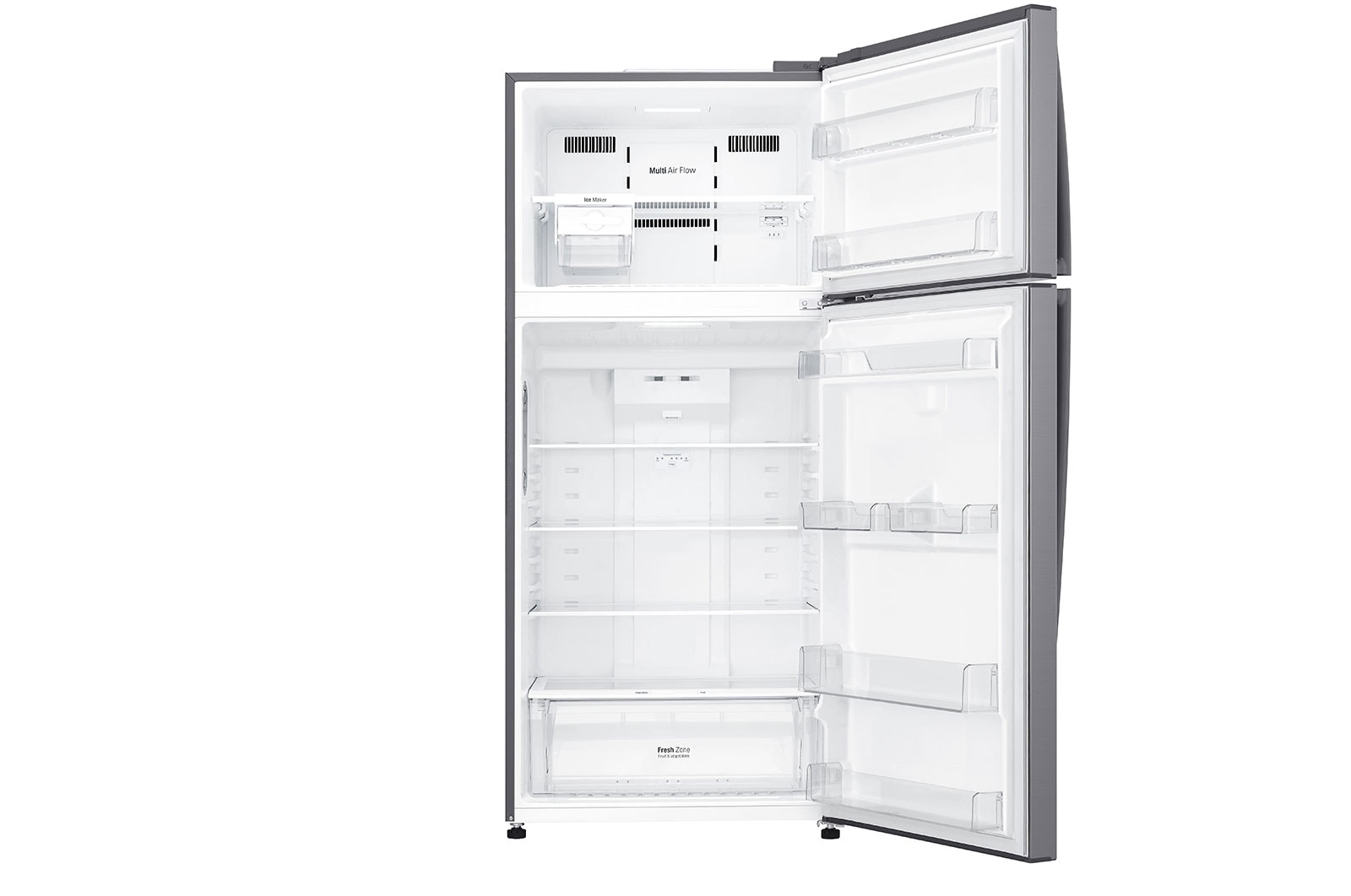 LG 18 Cu. Ft Top Freezer Refrigerator, LT19CBBSLN