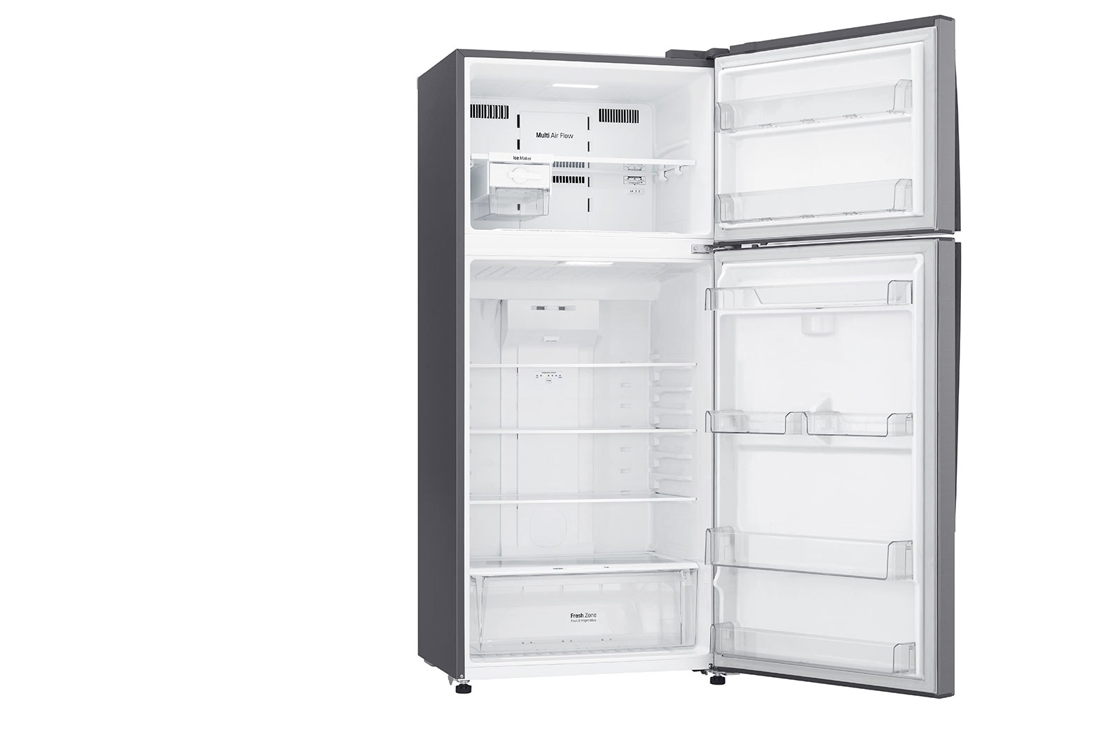 LG 18 Cu. Ft Top Freezer Refrigerator, LT19CBBSLN