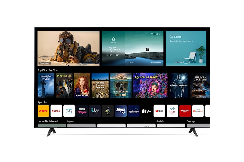 LG 4K UHD 50 Inch 77 series, Quad Core Processor, Active HDR, Cinema Screen, Magic Remote & Arabic AI, 50UP7750PVB