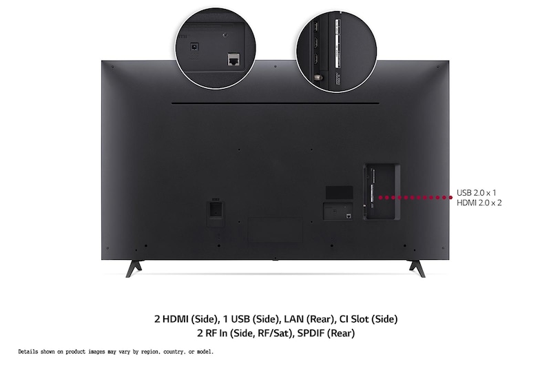 LG 4K UHD 50 Inch 77 series, Quad Core Processor, Active HDR, Cinema Screen, Magic Remote & Arabic AI, 50UP7750PVB