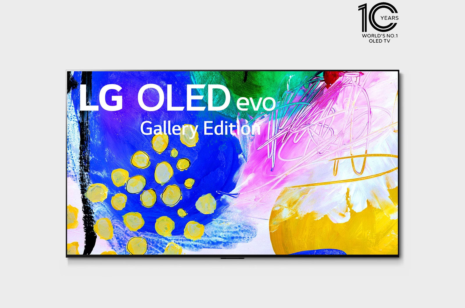 LG 4K OLED Smart TV 77 inch Series G2 with gallery design, a9 Gen5