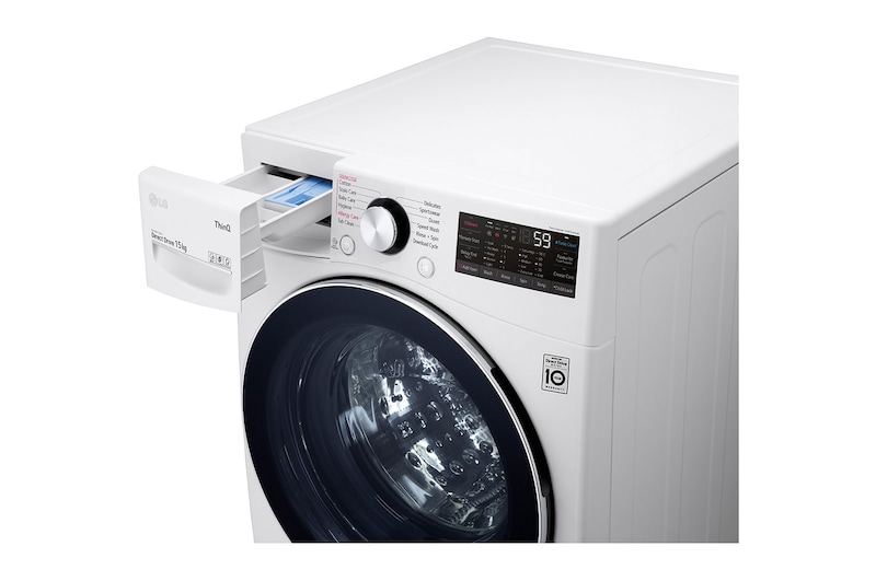 LG 15 KG Washing Machine with AI DD™ , WF1510WHT