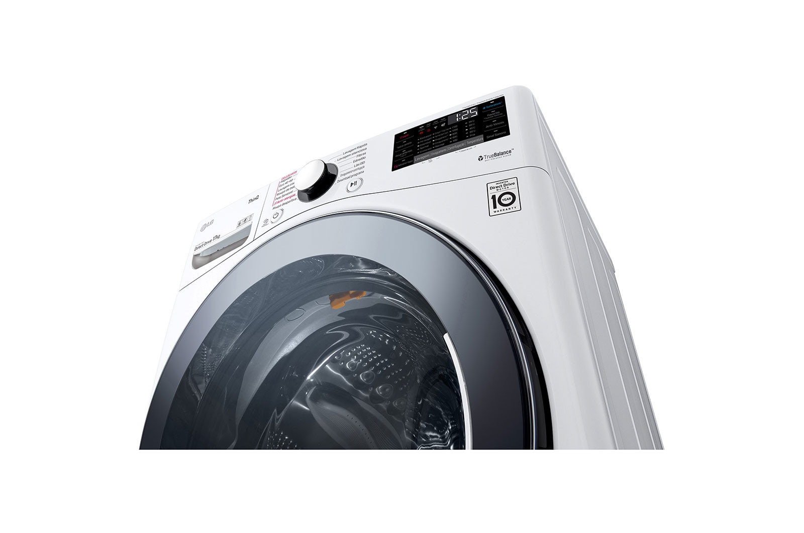 LG 17Kg Front load | Steam™ | 6 Motion | ThinQ™, WF1711WHT