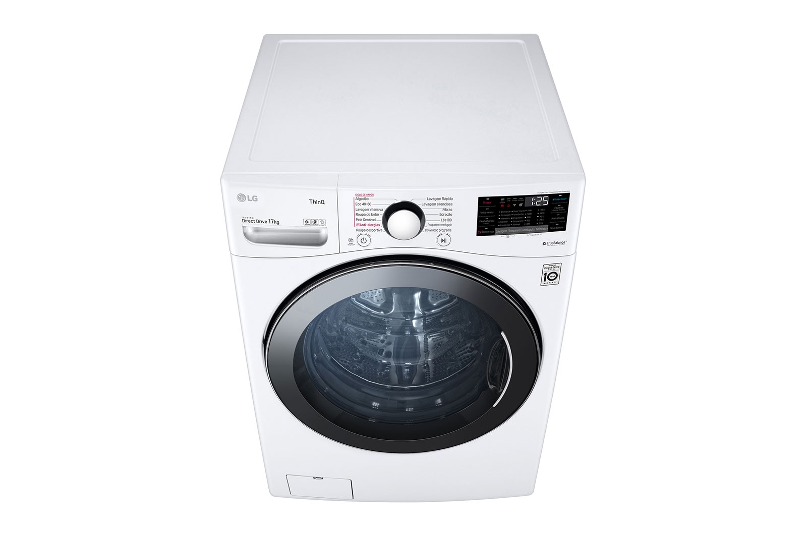 LG 17Kg Front load | Steam™ | 6 Motion | ThinQ™, WF1711WHT