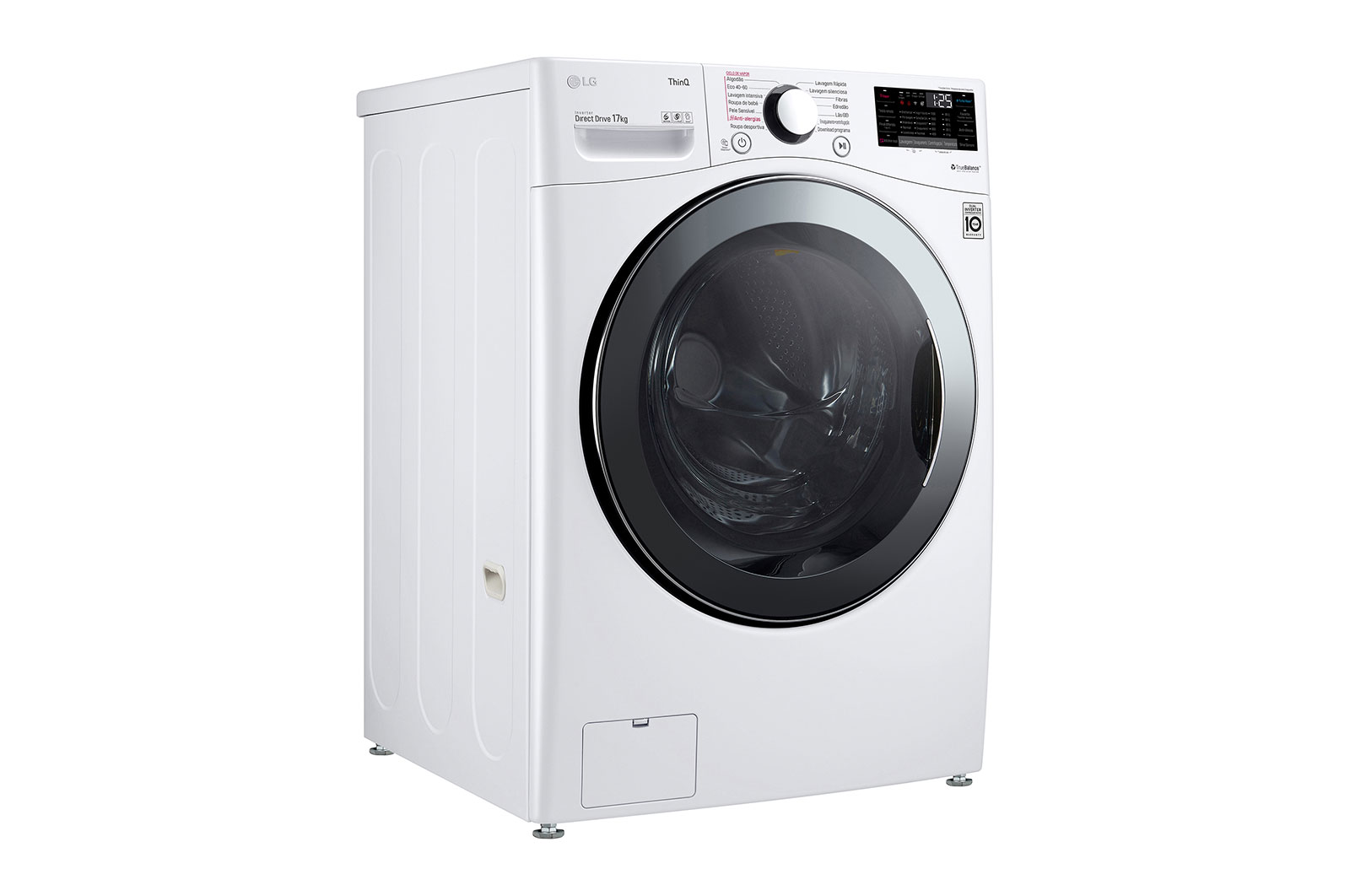 LG 17Kg Front load | Steam™ | 6 Motion | ThinQ™, WF1711WHT