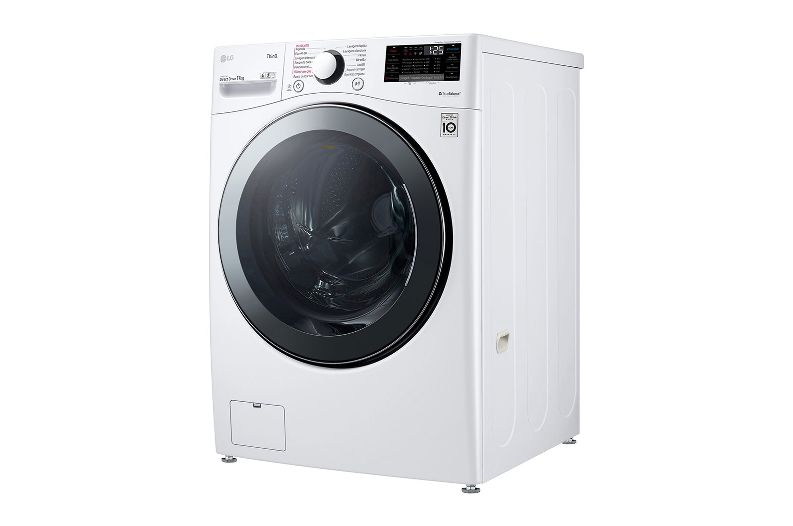 LG 17Kg Front load | Steam™ | 6 Motion | ThinQ™, WF1711WHT