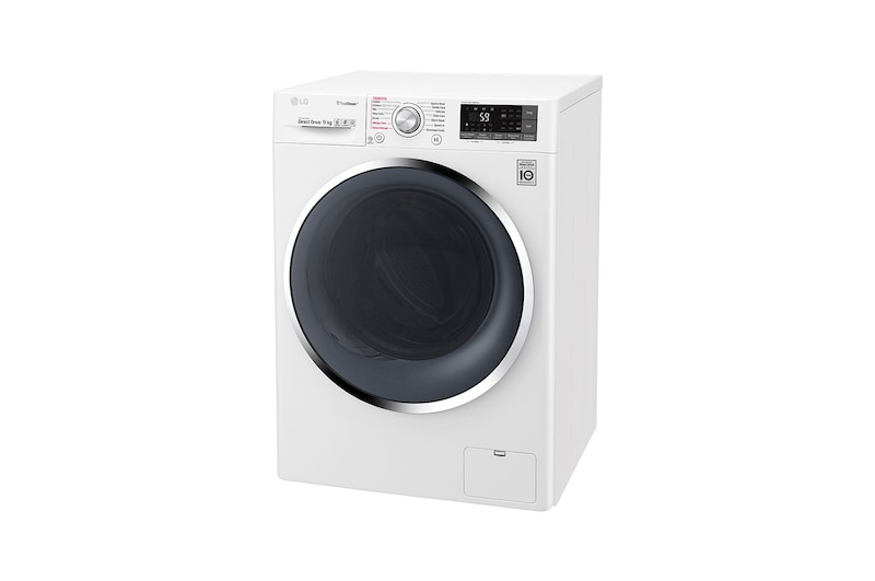 LG 9kg Front load washing machine , Steam , Smart ThinQ (Wi –Fi), WFS0914WH