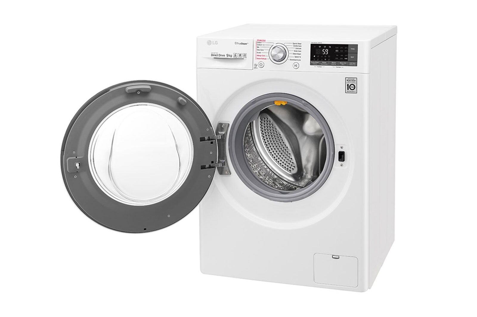 LG 9kg Front load washing machine, White Color, TurboWash™, SmartThinQ (Wi-Fi) , WFS0914WHN