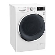 LG 9kg Front load washing machine, White Color, TurboWash™, SmartThinQ (Wi-Fi) , WFS0914WHN