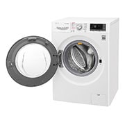 LG 9kg Front load washing machine, White Color, TurboWash™, SmartThinQ (Wi-Fi) , WFS0914WHN