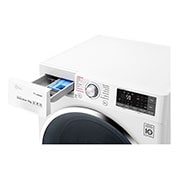 LG 9kg Front load washing machine, White Color, TurboWash™, SmartThinQ (Wi-Fi) , WFS0914WHN