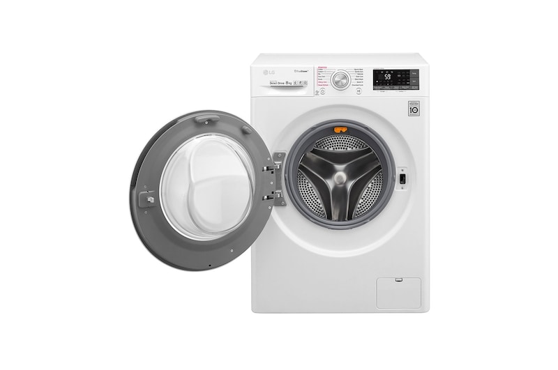 LG 8kg Washer with 5kg Dryer Front load washing machine , Steam , Smart ThinQ (Wi –Fi), WSC0805WH