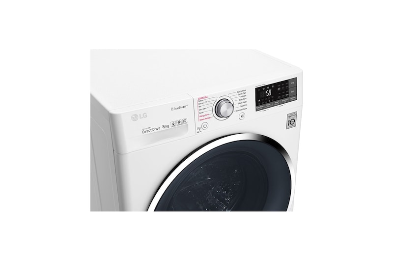 LG 8kg Washer with 5kg Dryer Front load washing machine , Steam , Smart ThinQ (Wi –Fi), WSC0805WH