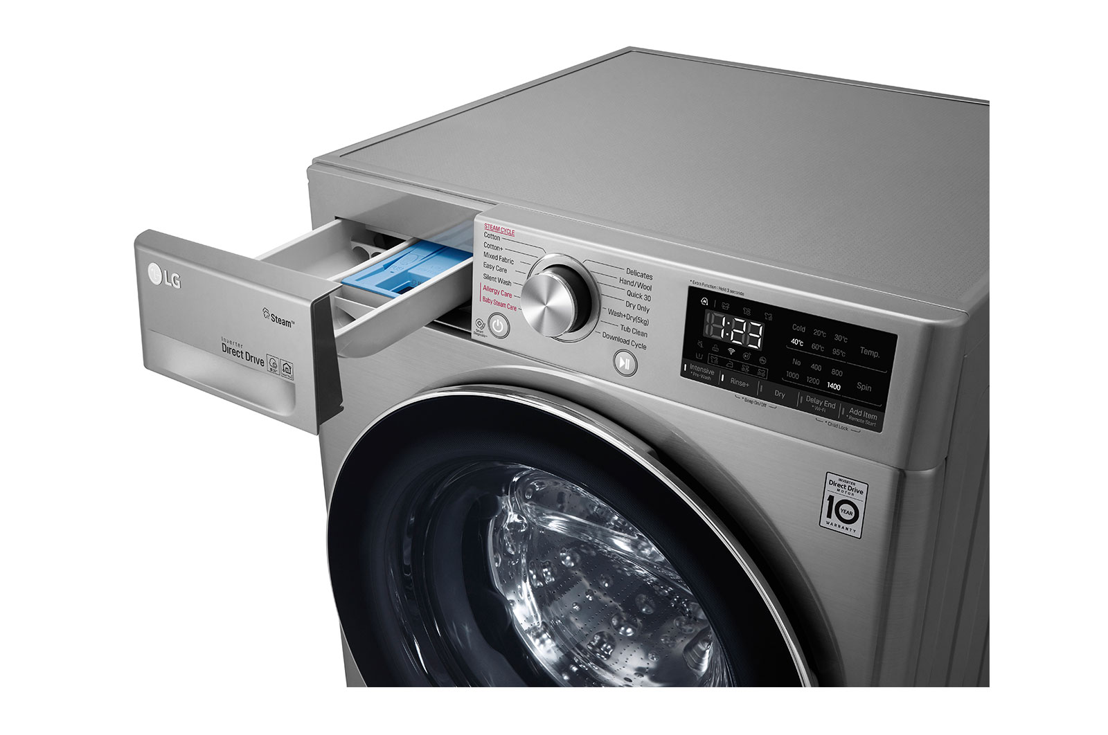 LG 9 kg Washer with 6 kg Dryer | Front Load | with AI DD™, WSV0906XM