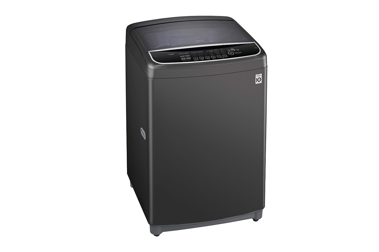 LG 11 Kg Top Load washing Machine, Middle Black Colour, TurboWash3D™, Steam, Tub Clean, Full Stainless Steel Tub, ThinQ™, WTS11HHDK