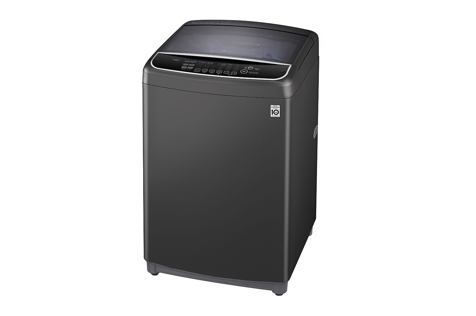 LG 11 Kg Top Load washing Machine, Middle Black Colour, TurboWash3D™, Steam, Tub Clean, Full Stainless Steel Tub, ThinQ™, WTS11HHDK