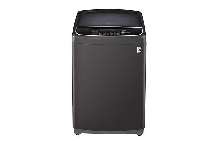 LG 16 Kg Top Load washing Machine, Middle Black Colour, TurboWash3D™, Steam, Tub Clean, Full Stainless Steel Tub, Pre-Wash+, ThinQ™, WTS16HHDK