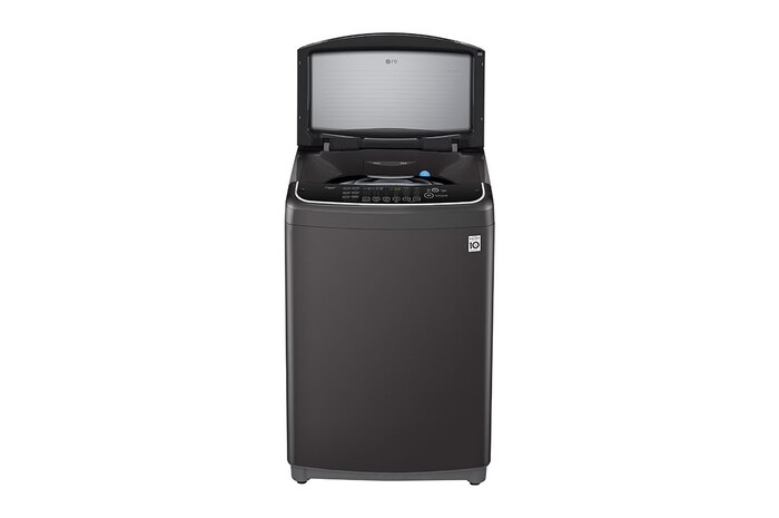 LG 16 Kg Top Load washing Machine, Middle Black Colour, TurboWash3D™, Steam, Tub Clean, Full Stainless Steel Tub, Pre-Wash+, ThinQ™, WTS16HHDK
